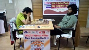 GM Vidit Santosh Gujrathi maintains his unbeaten record in the championship and IM P Karthikeyan slips