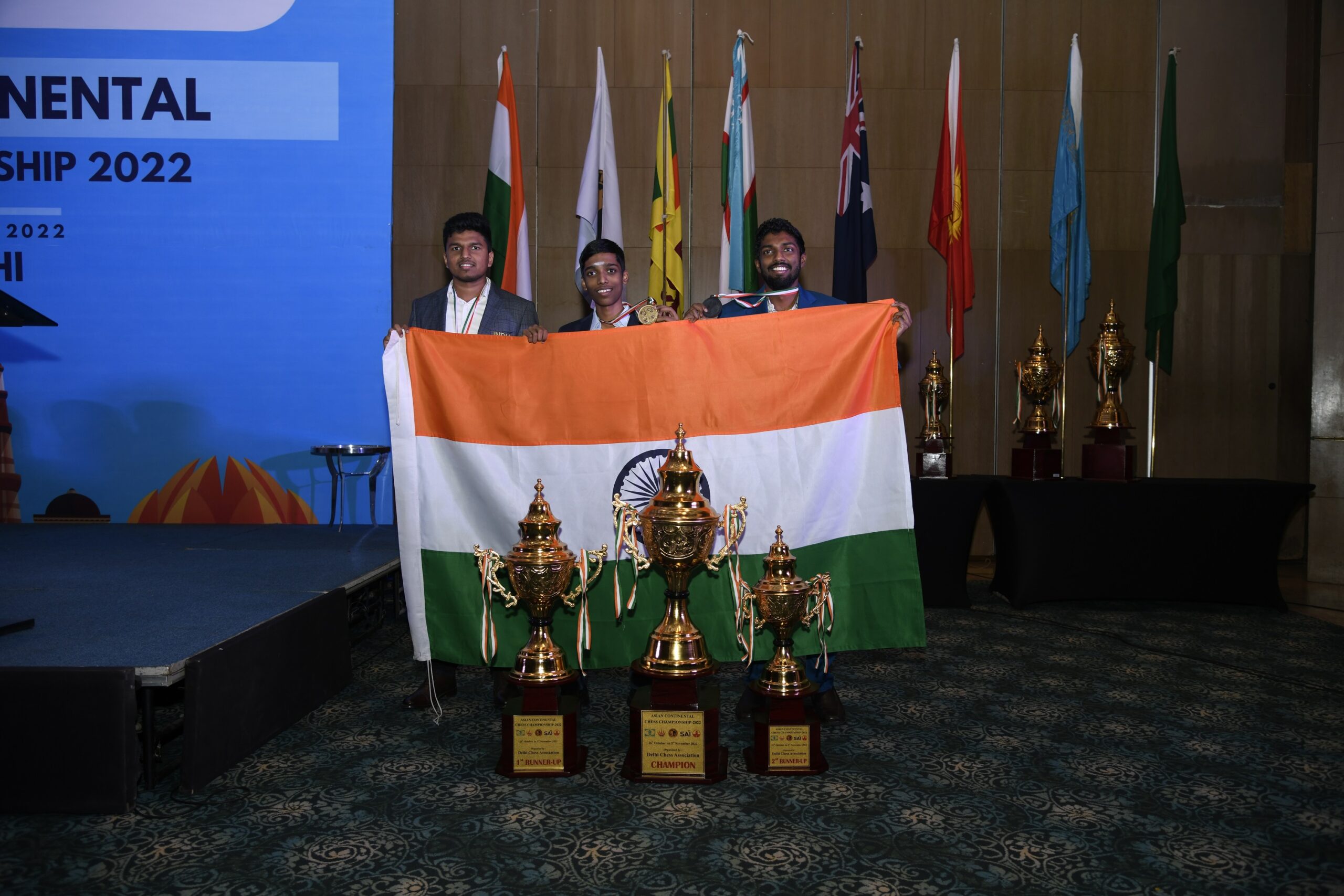 Praggnanandhaa and Nandhidhaa win Asian Continental Chess Championship